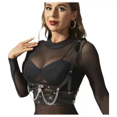 Subblime - harnais avec chaînes - cuir synthétique noir