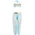 Subblime - Costume transparent style indien - (bleu) - L/XL