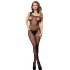 Subblime 952037 - combinaison résille avec strass (noir) - S-L