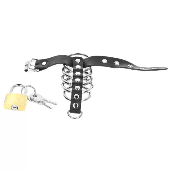 Kink - anneau pénien avec anneaux métalliques - noir
