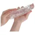 Addicted Toys - gaine pénis avec anneau testicules - 23cm transparent