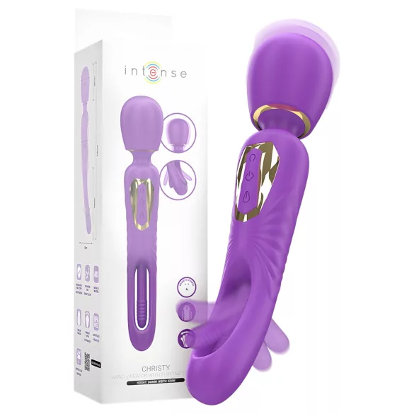 Intense Christy - vibromasseur langue mobile - silicone violet