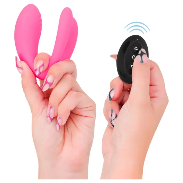 Intense Julia - vibromasseur point G et clitoris - silicone rose
