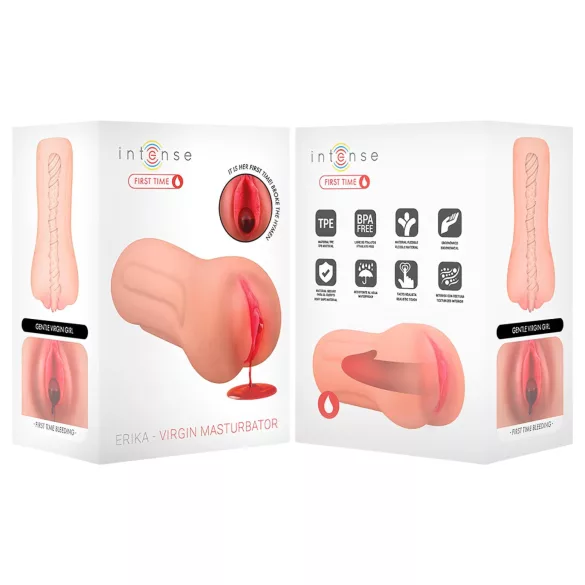 Intense First Time Erica - masturbateur vagin réaliste vierge - couleur chair