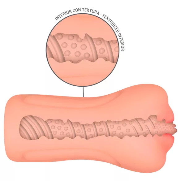 Intense First Time Erica - masturbateur vagin réaliste vierge - couleur chair
