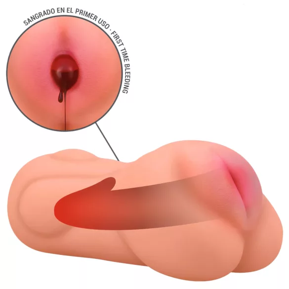 Intense First Time Sophie - masturbateur vagin réaliste vierge - couleur chair