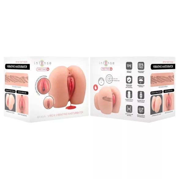 Intense - masturbateur réaliste vierge vibrant - finition naturelle