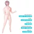 Intense Dolls Monique - poupée sexuelle gonflable femme - PVC