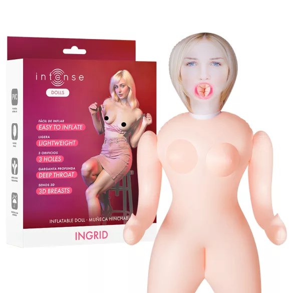 Intense Dolls Ingrid - poupée sexuelle gonflable - PVC
