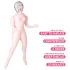 Intense Dolls Ingrid - poupée sexuelle gonflable - PVC