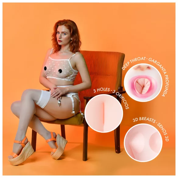Intense Dolls Scarlett - poupée gonflable réaliste - femme en PVC