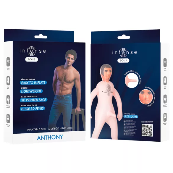 Intense Dolls Anthony - poupée homme gonflable réaliste