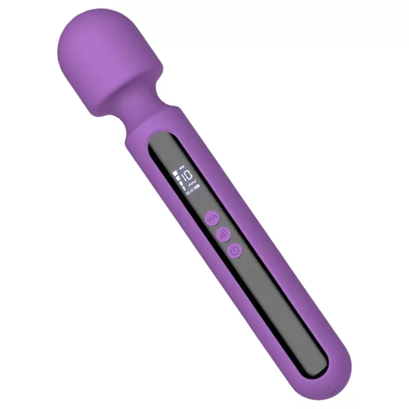 Engily Ross Aura - vibromasseur rechargeable digital - silicone violet
