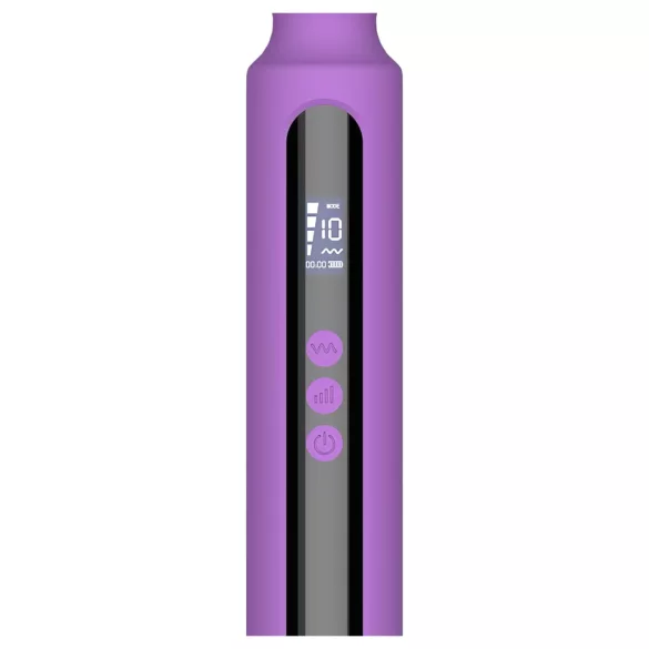 Engily Ross Aura - vibromasseur rechargeable digital - silicone violet