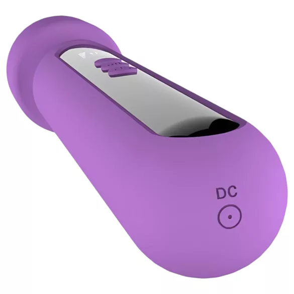 Engily Ross Aura - vibromasseur rechargeable digital - silicone violet