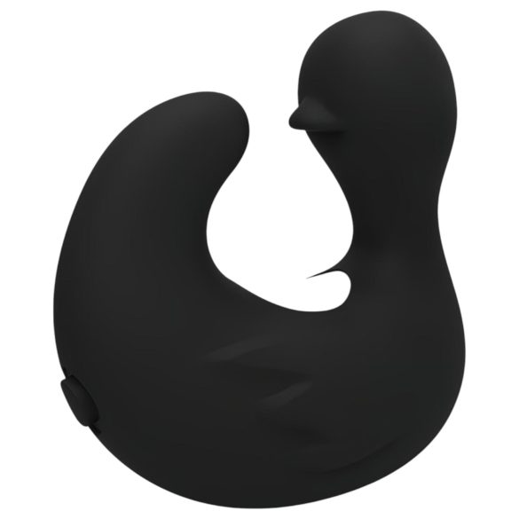 Latetobed - mini vibromasseur canard doigt - silicone noir
