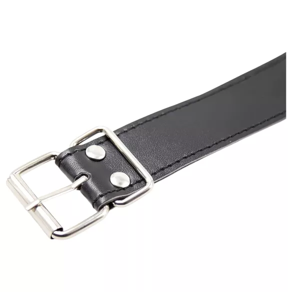 Latetobed - bâillon bouche ouverte - cuir noir