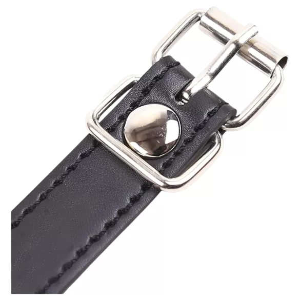 Latetobed - bâillon bouche forme lèvres - silicone noir