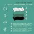 Adalet Natura Super - culotte menstruelle (noire) - XL