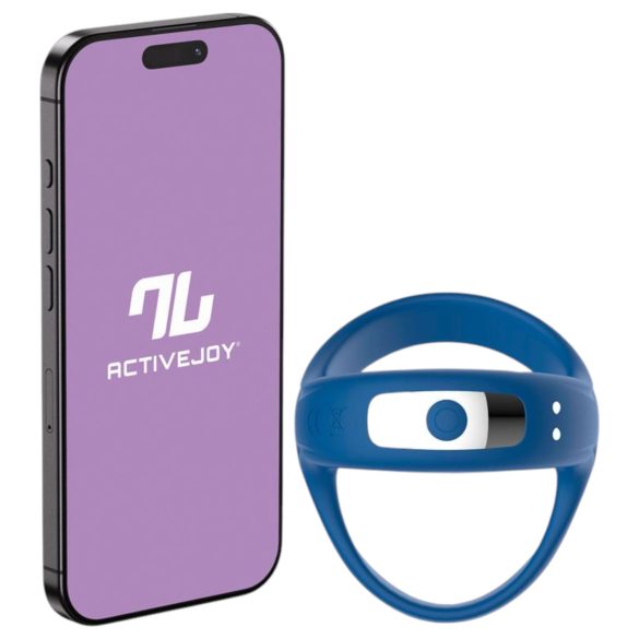 INTOYOU - anneau pénien vibrant connecté - silicone bleu