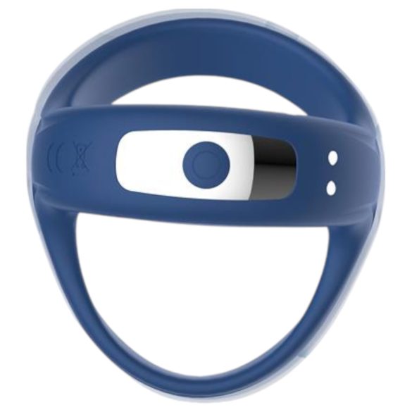 INTOYOU - anneau pénien vibrant connecté - silicone bleu