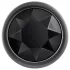 Evolved Black Gem - set plug anal métal - pierre noire - argent