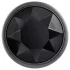 Evolved Black Gem - set plug anal métal - pierre noire - argent