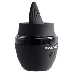   Evolved - Vibromasseur langue rechargeable - stimulation clitoridienne - noir