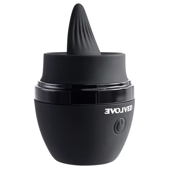Evolved Tongue Tied - vibromasseur rechargeable à langue (noir)