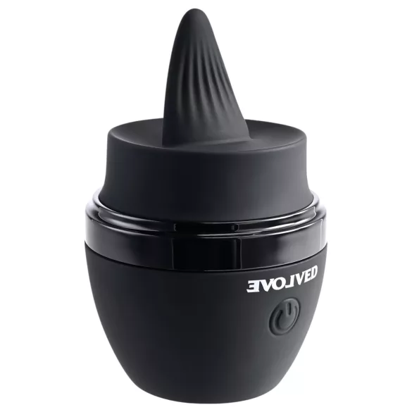 Evolved Tongue Tied - vibromasseur rechargeable à langue (noir)