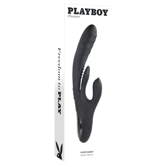 Playboy Rapid Rabbit - vibromasseur rabbit clitoridien rechargeable