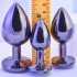 Plug anal Playboy - Set 3 pièces (argent)