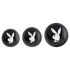 Playboy - set de plugs anaux - 3 pièces - argenté