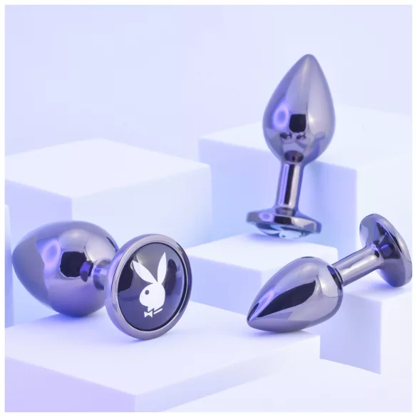 Playboy - set de plugs anaux - 3 pièces - argenté