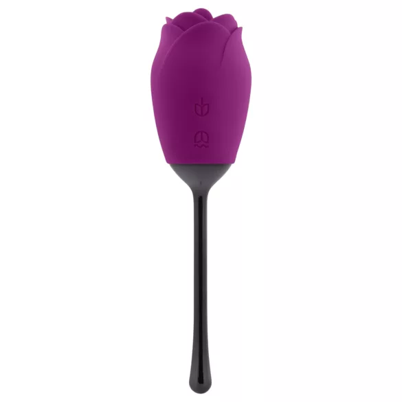 Playboy - vibromasseur langue rose - étanche rechargeable silicone violet