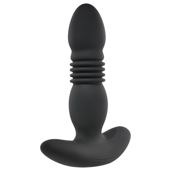 Playboy - Vibromasseur anal rechargeable avec poussée (noir)