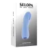 Evolved - stimulateur doigt vibrant texturé - silicone bleu
