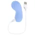 Evolved - stimulateur doigt vibrant texturé - silicone bleu