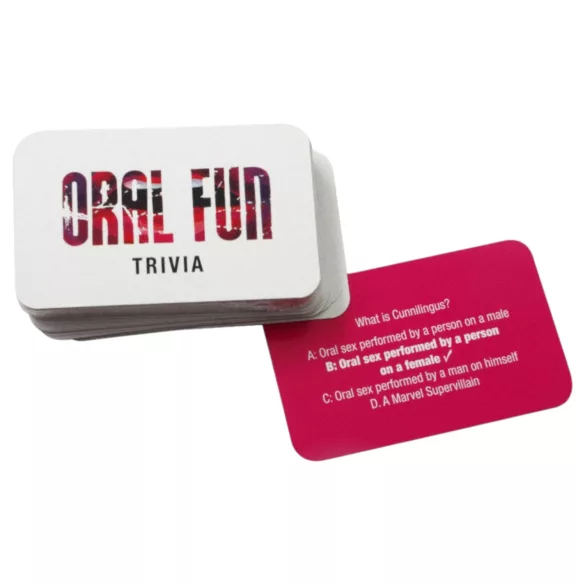 Oral Fun - jeu érotique pour couples (en anglais)