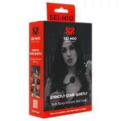 Sei Mio - baillon boule - silicone noir