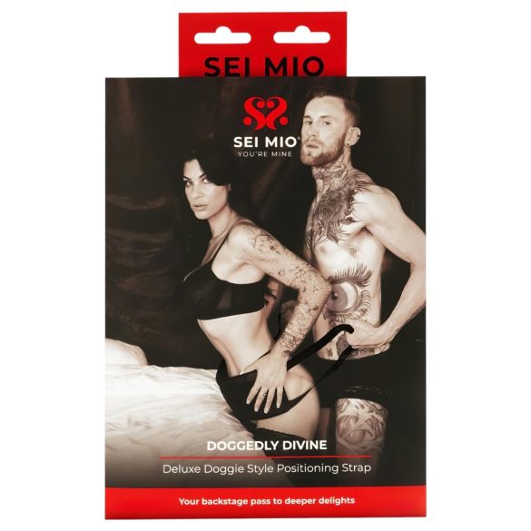 Sei Mio - coussin positionneur levrette - couleur noire