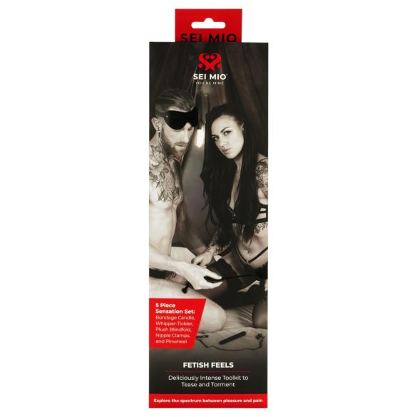 Sei Mio - Coffret BDSM 5 pièces - noir