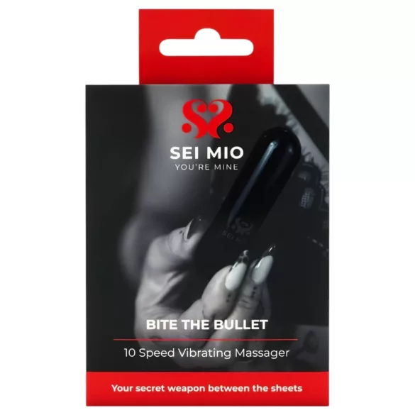 Sei Mio - mini vibromasseur - compact - noir