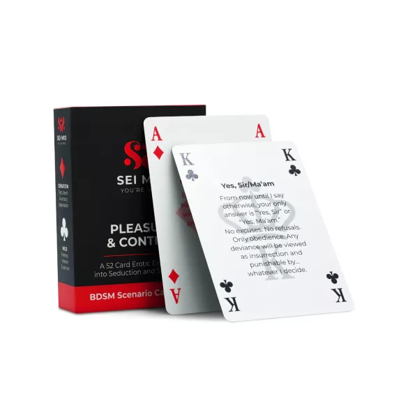Sei Mio Pleasure & Control - jeu de cartes BDSM (52 cartes)