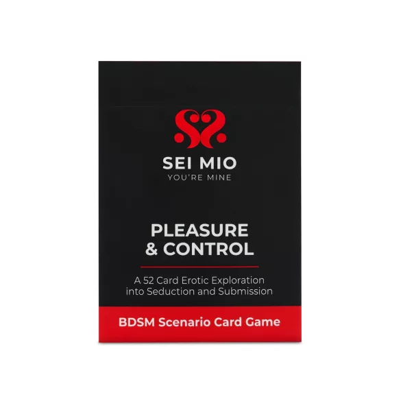 Sei Mio Pleasure & Control - jeu de cartes BDSM (52 cartes)