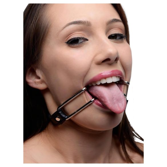 Strict - écarteur de bouche (noir-argent)
