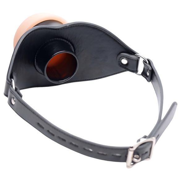 Master Series - bâillon bouche vulve - silicone chair