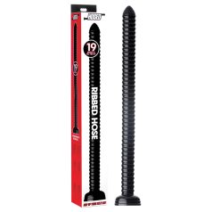 HOSED - gode anal avec ventouse - nervuré - silicone noir