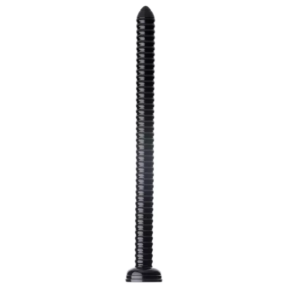 HOSED - gode anal avec ventouse - nervuré - silicone noir