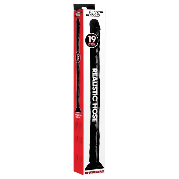 Hosed - gode anal avec ventouse - noir - 19 cm